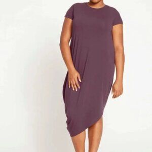 Universal Standard Women's Iconic Geneva Dress in Jam Asymmetric Size M Petite